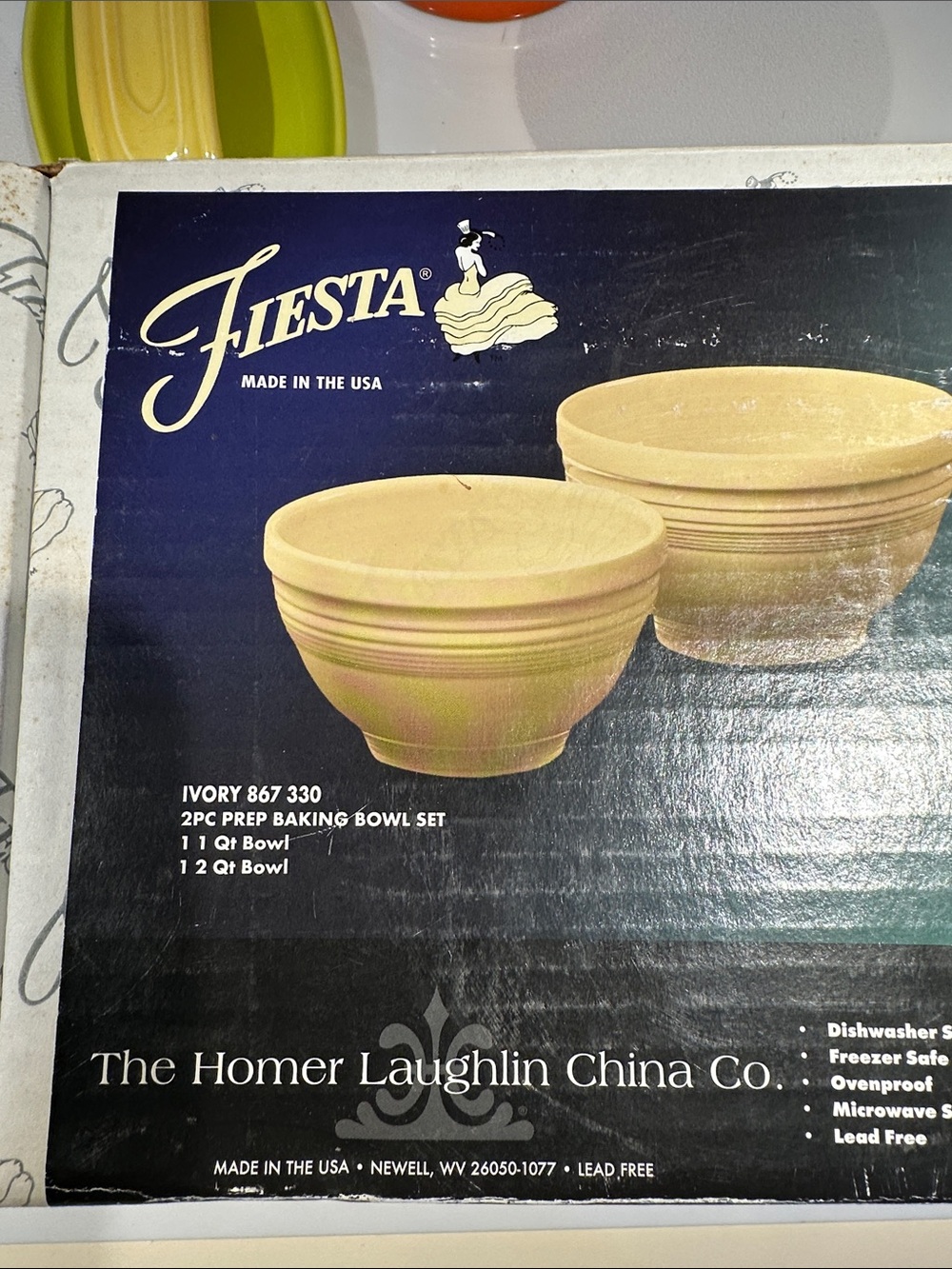 Fiesta Ivory Prep Mixing Bowl Set - 2-Piece